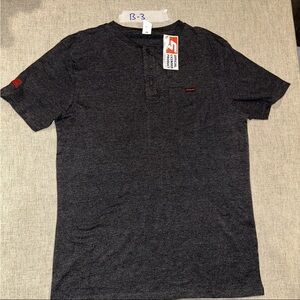 Men's Charcoal Button Down Shirt